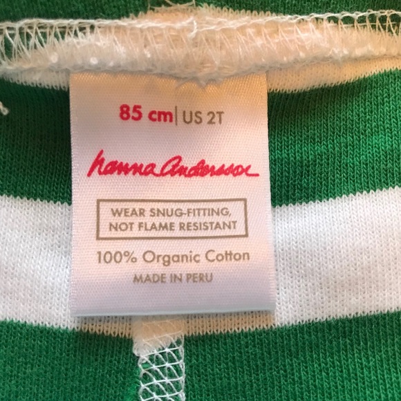 Hanna 2T Christmas Stripe Long Johns - Picture 14 of 16